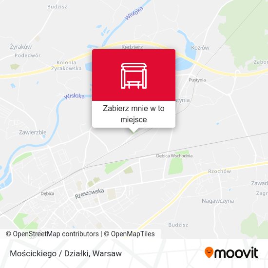 Mapa Mościckiego / Działki