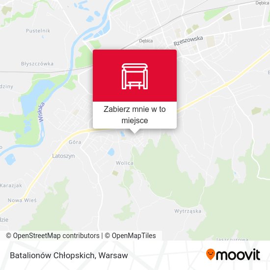 Mapa Batalionów Chłopskich