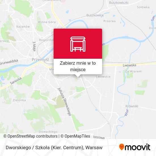 Mapa Dworskiego / Szkoła (Kier. Centrum)