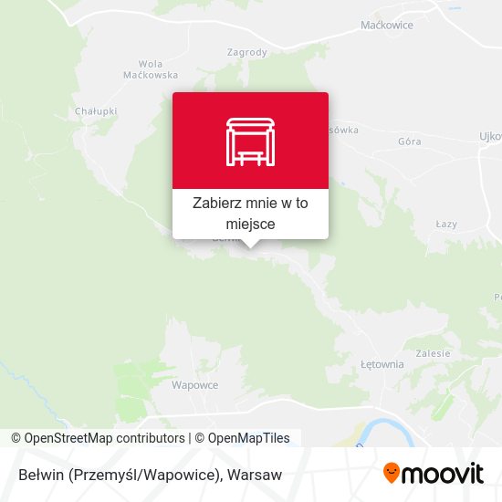 Mapa Bełwin (Przemyśl/Wapowice)