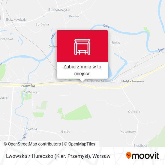 Mapa Lwowska / Hureczko (Kier. Przemyśl)