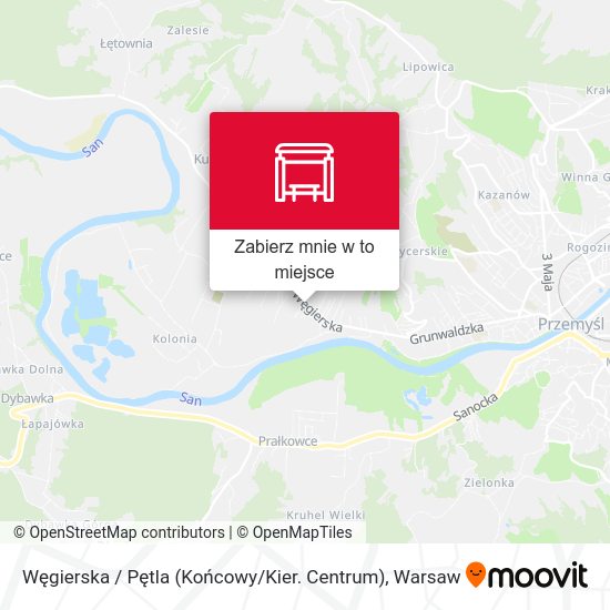 Mapa Węgierska / Pętla (Końcowy / Kier. Centrum)