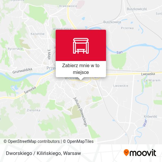 Mapa Dworskiego / Kilińskiego