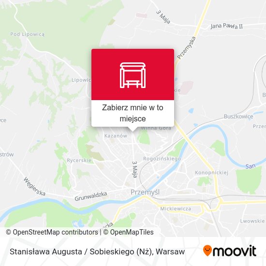 Mapa Stanisława Augusta / Sobieskiego (Nż)