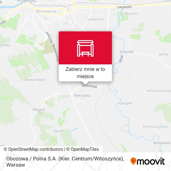 Mapa Obozowa / Polna S.A. (Kier. Centrum / Witoszyńce)