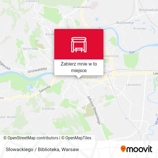 Mapa Słowackiego / Biblioteka