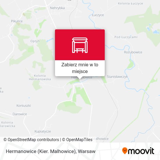 Mapa Hermanowice (Kier. Malhowice)