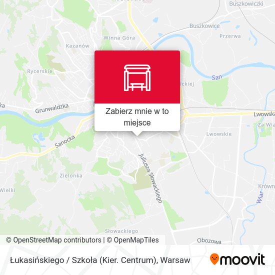 Mapa Łukasińskiego / Szkoła (Kier. Centrum)