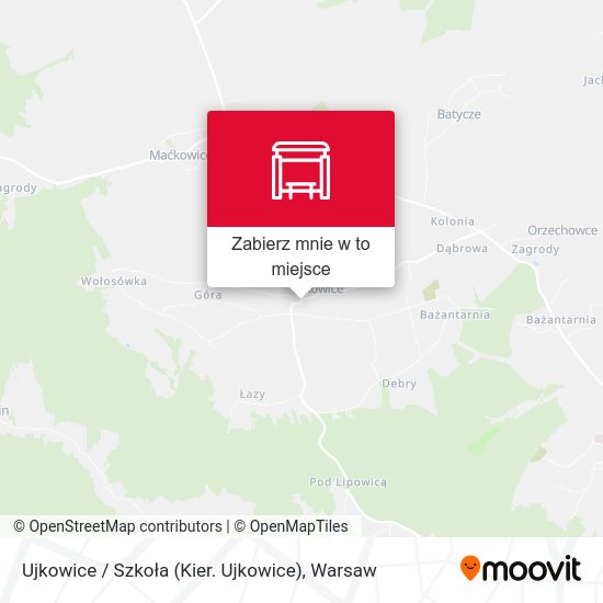 Mapa Ujkowice / Szkoła (Kier. Ujkowice)