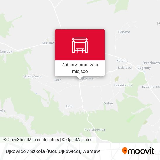 Mapa Ujkowice / Szkoła (Kier. Ujkowice)