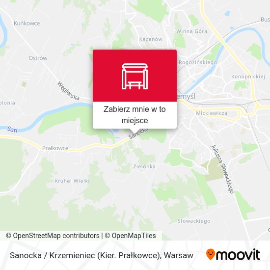 Mapa Sanocka / Krzemieniec (Kier. Prałkowce)