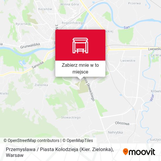 Mapa Przemysława / Piasta Kołodzieja (Kier. Zielonka)