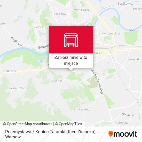 Mapa Przemysława / Kopiec Tatarski (Kier. Zielonka)