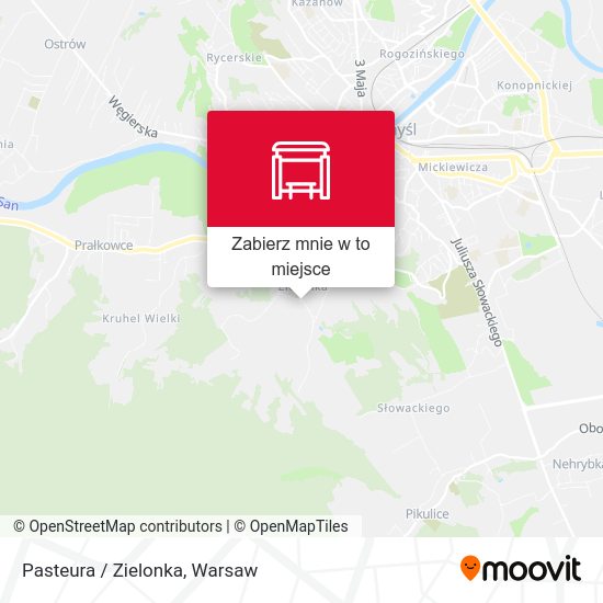 Mapa Pasteura / Zielonka