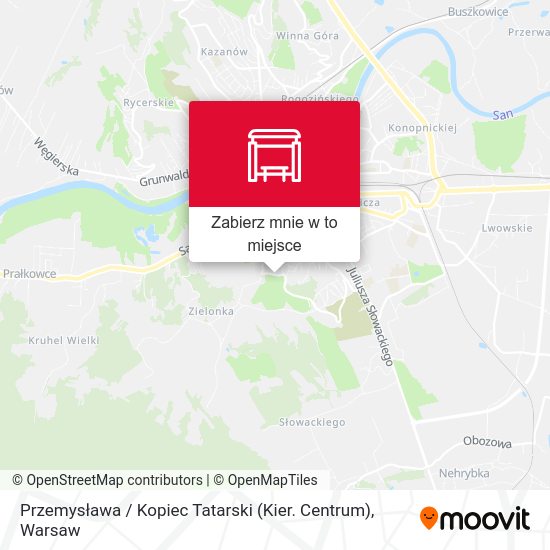 Mapa Przemysława / Kopiec Tatarski (Kier. Centrum)