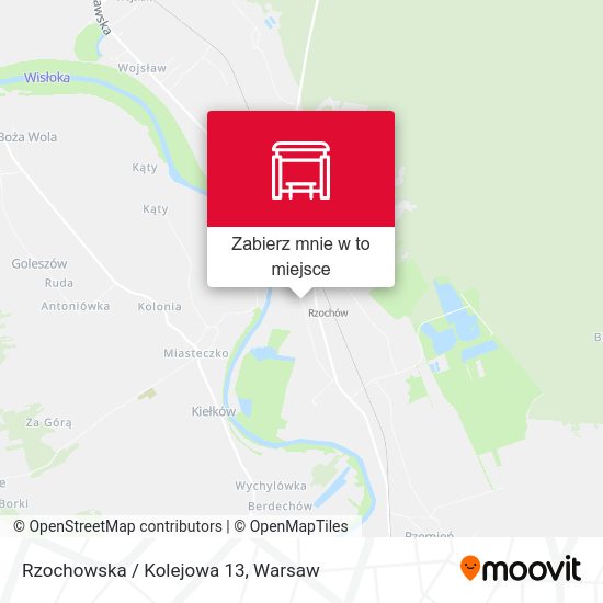 Mapa Rzochowska / Kolejowa 13