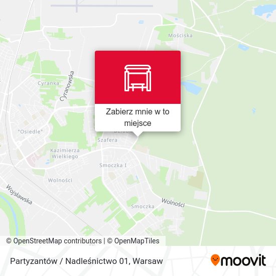 Mapa Partyzantów / Nadleśnictwo 01