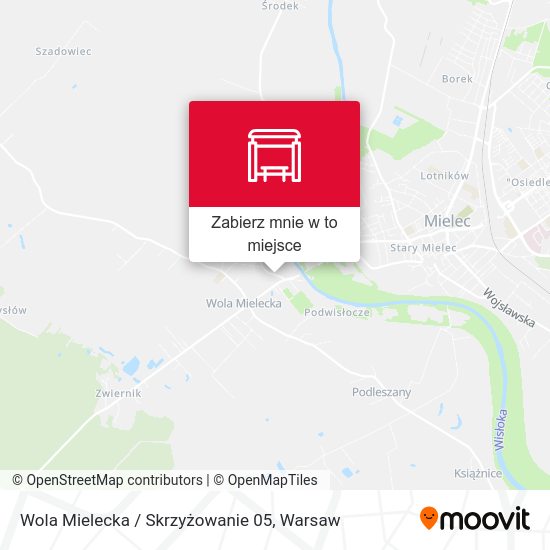 Mapa Wola Mielecka / Skrzyżowanie 05