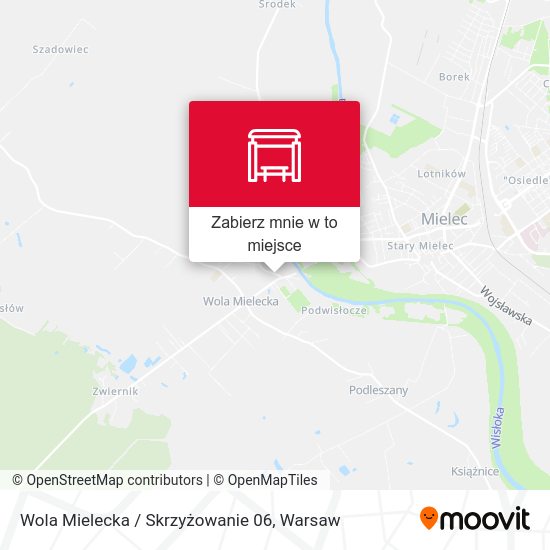 Mapa Wola Mielecka / Skrzyżowanie 06