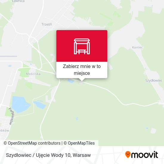 Mapa Szydłowiec / Ujęcie Wody 10