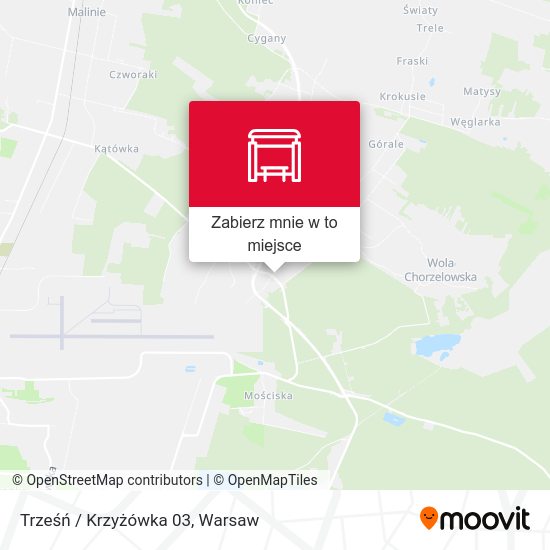 Mapa Trześń / Krzyżówka 03