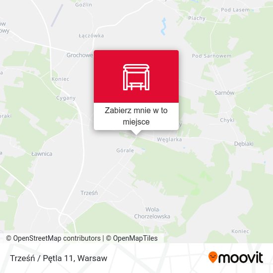 Mapa Trześń / Pętla 11