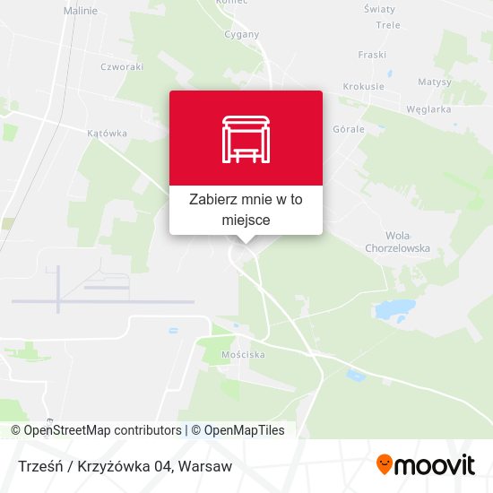 Mapa Trześń / Krzyżówka 04