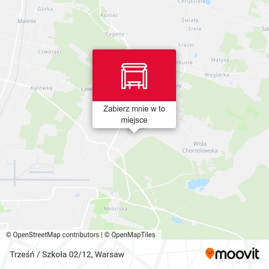 Mapa Trześń / Szkoła 02/12