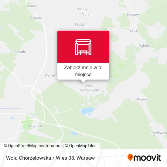 Mapa Wola Chorzelowska / Wieś 08