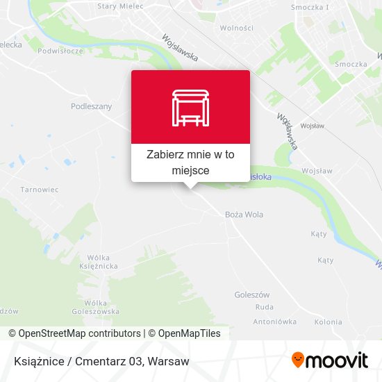 Mapa Książnice / Cmentarz 03