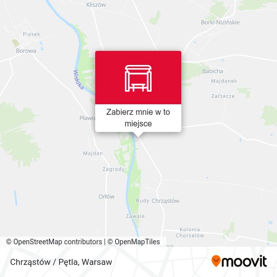 Mapa Chrząstów / Pętla