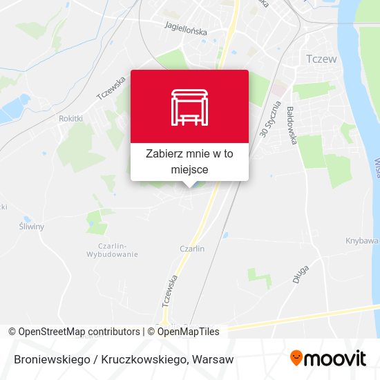 Mapa Broniewskiego / Kruczkowskiego