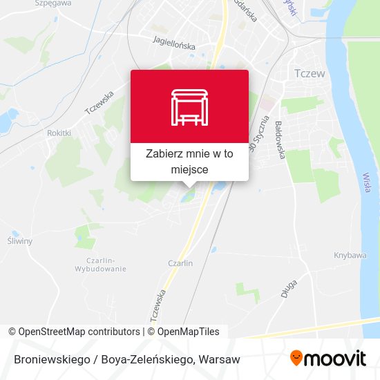 Mapa Broniewskiego / Boya-Zeleńskiego