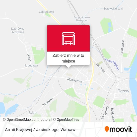 Mapa Armii Krajowej / Jasińskiego