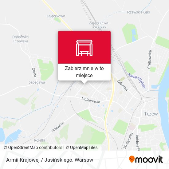 Mapa Armii Krajowej / Jasińskiego