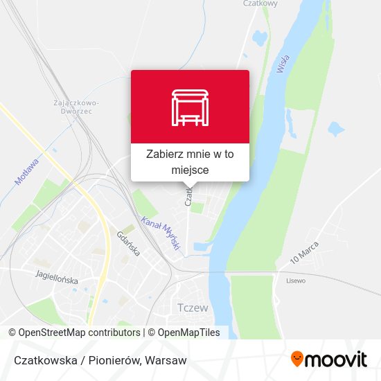 Mapa Czatkowska / Pionierów