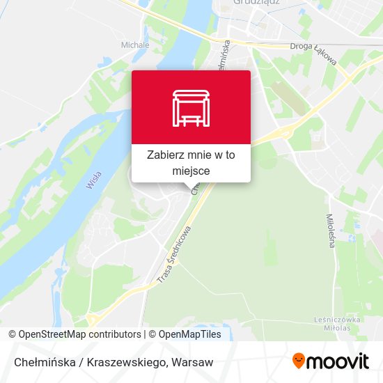 Mapa Chełmińska / Kraszewskiego