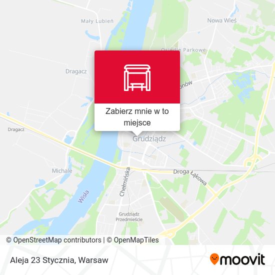 Mapa Aleja 23 Stycznia