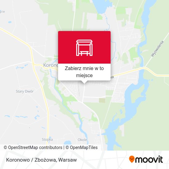 Mapa Koronowo / Zbożowa