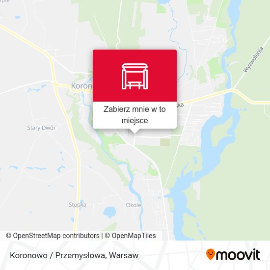 Mapa Koronowo / Przemysłowa