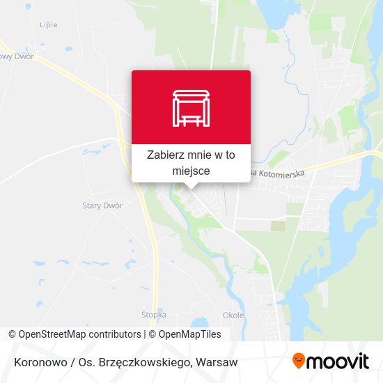 Mapa Koronowo / Os. Brzęczkowskiego