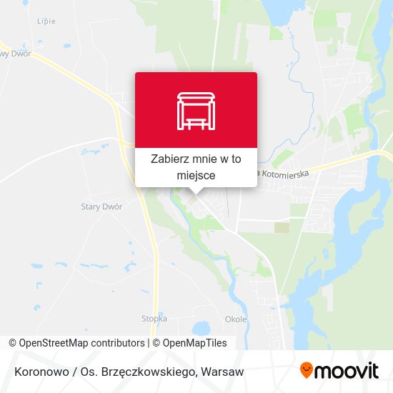 Mapa Koronowo / Os. Brzęczkowskiego