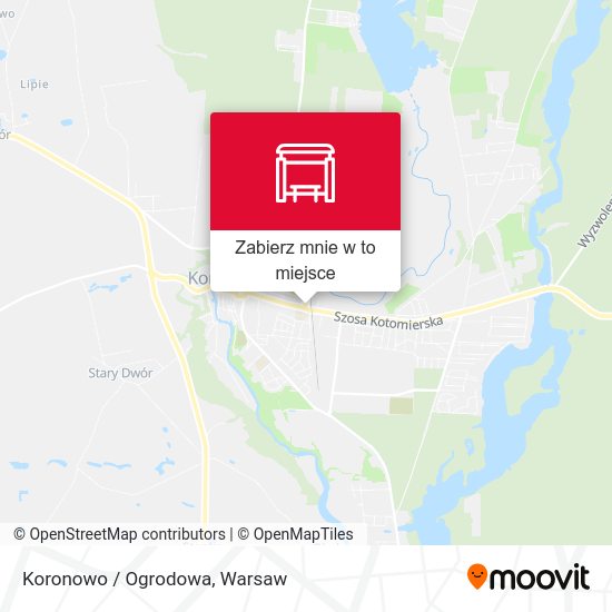 Mapa Koronowo / Ogrodowa