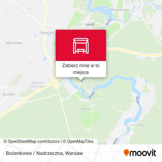 Mapa Bożenkowo / Nadrzeczna