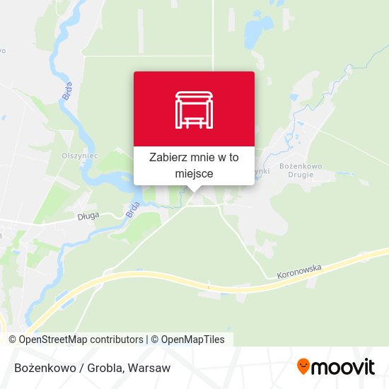 Mapa Bożenkowo / Grobla