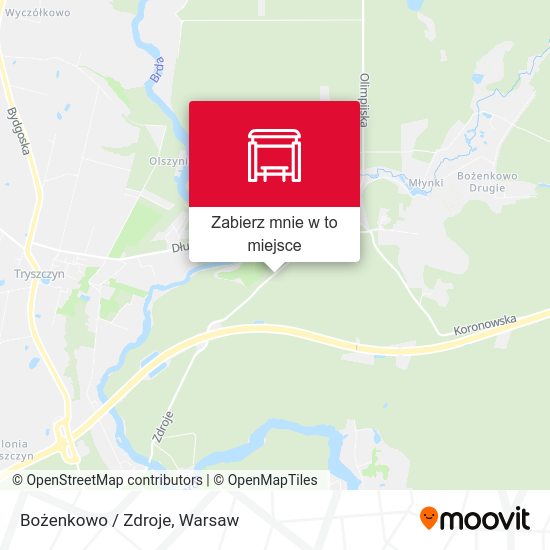 Mapa Bożenkowo / Zdroje