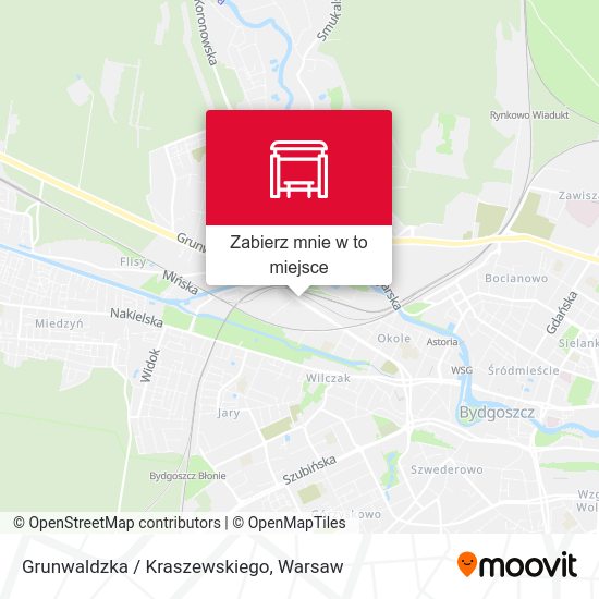 Mapa Grunwaldzka / Kraszewskiego