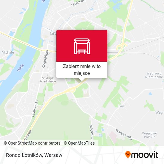 Mapa Rondo Lotników