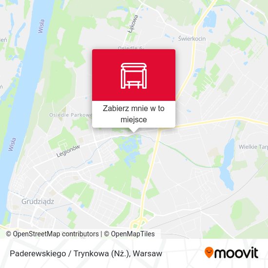 Mapa Paderewskiego / Trynkowa (Nż.)