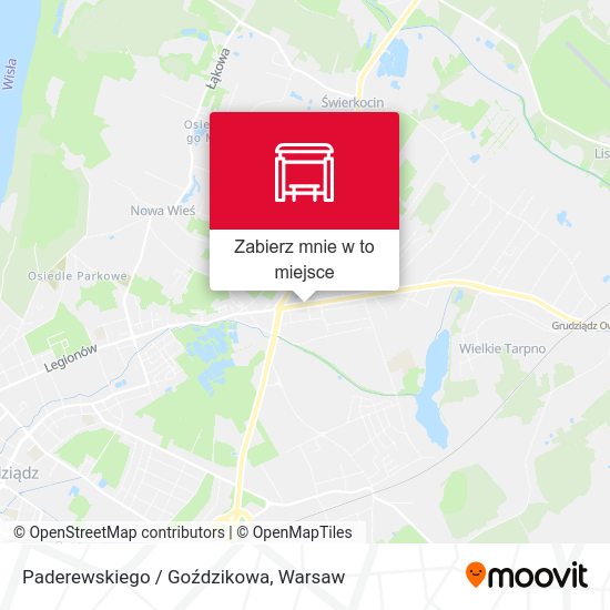 Mapa Paderewskiego / Goździkowa